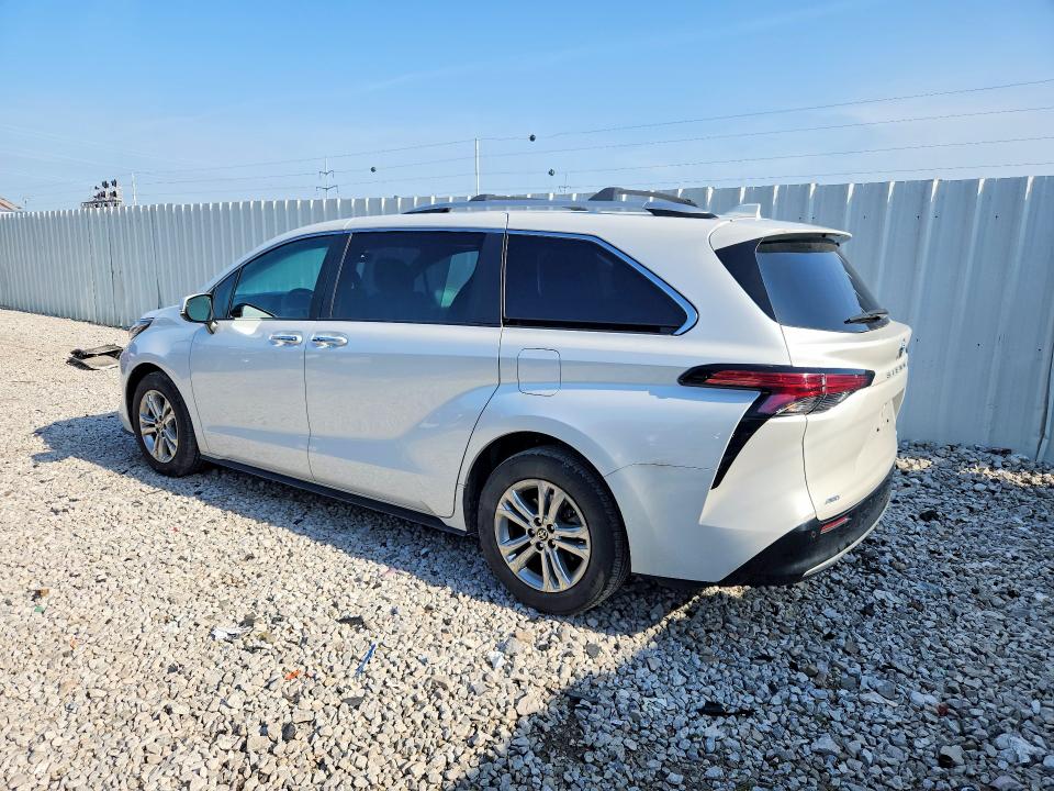 2024 Toyota Sienna VIN 5TDESKFC1RS108988 COPART salvage auction — HAIL, OH - CERT OF TITLE-SALVAGE, sold $40,750 on 2026-07-31 (photo 2)