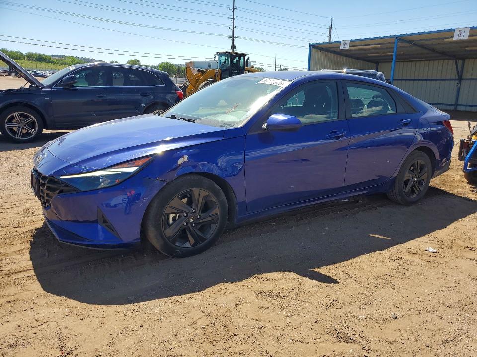 2021 Hyundai Elantra VIN 5NPLM4AG4MH047769 COPART salvage auction — FRONT END, Co - Salvage Title, sold $4,300 on 2026-07-29 (photo 1)