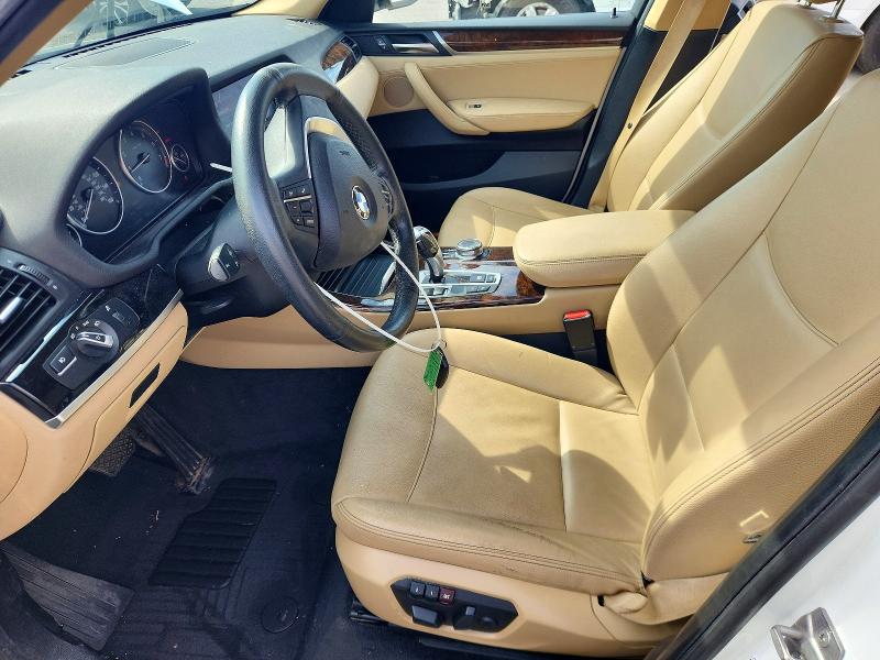 2017 BMW X3 VIN 5UXWZ7C37H0V88679 COPART salvage auction — FRONT END, Ms - Cert Of Title-Salvaged, sold $3,300 on 2026-07-16 (photo 7)