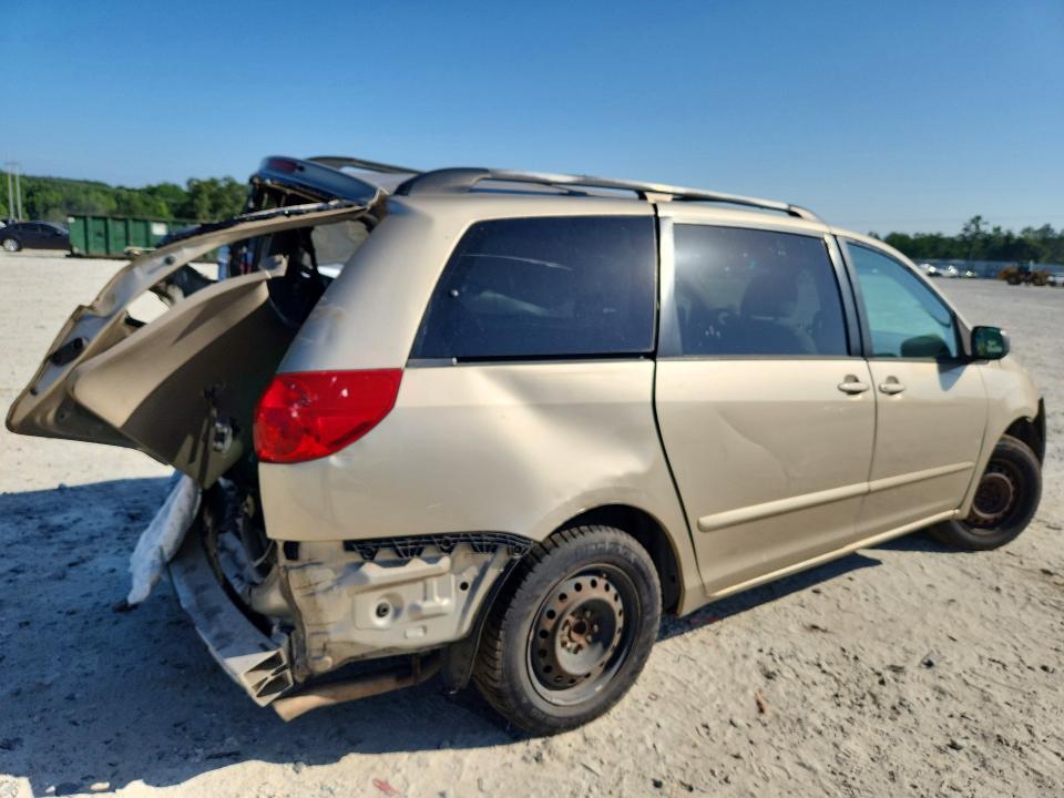 2008 Toyota Sienna VIN 5TDZK23C18S137735 COPART salvage auction — REAR END, GA - CERT OF TITLE-SALVAGE (P), sold $800 on 2026-07-20 (photo 3)