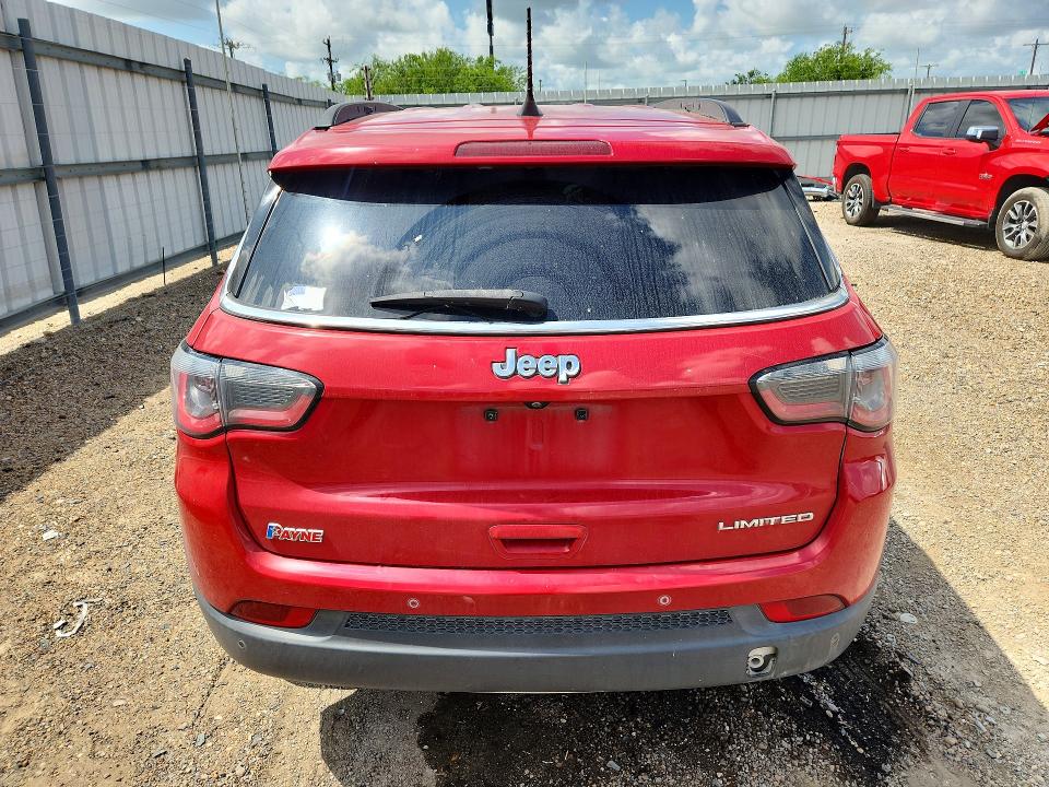 2018 Jeep VIN 3C4NJCCB6JT357883 COPART salvage auction — FRONT END, Tx - Salvage Vehicle Title, sold $200 on 2026-07-22 (photo 6)