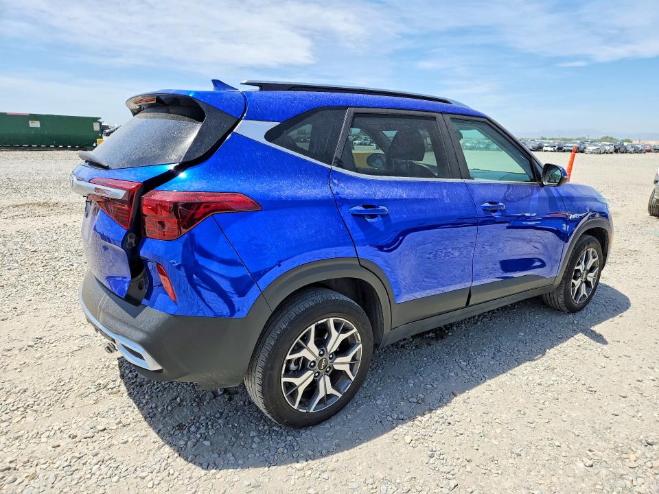 2023 Kia VIN KNDERCAA0P7396842 COPART salvage auction — REAR END, Co - Public - Salvage Title, sold $8,200 on 2026-07-07 (photo 3)