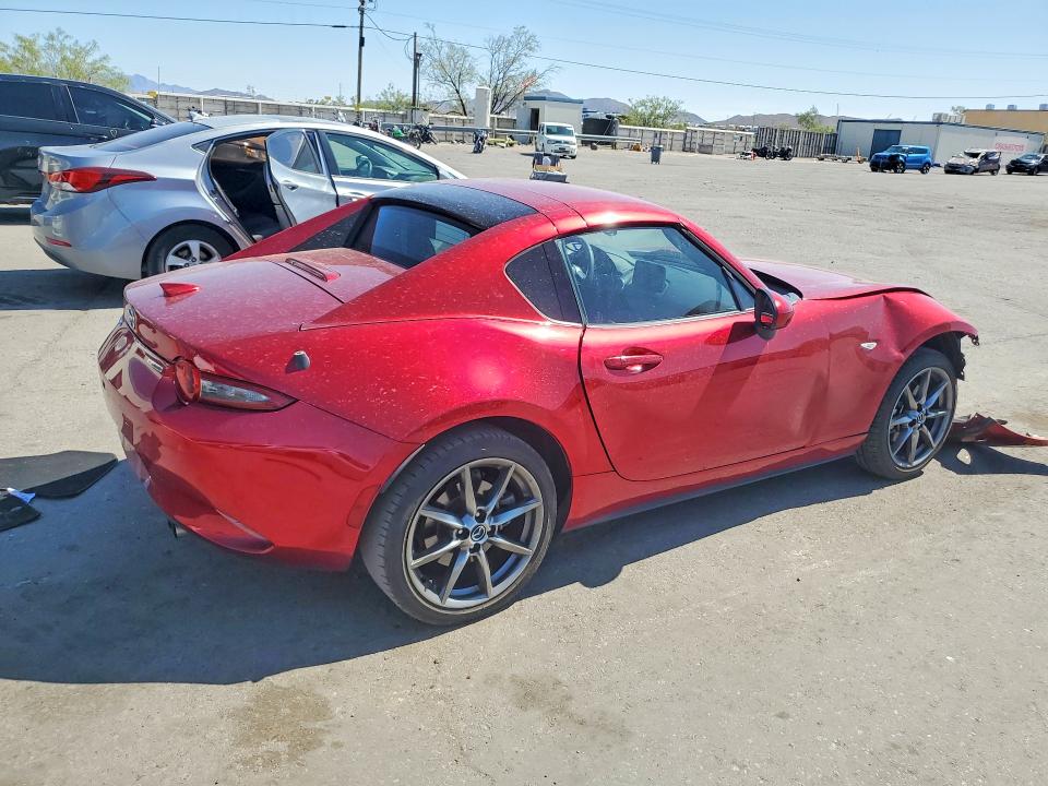 2022 Mazda Mx-5 VIN JM1NDAM77N0500610 COPART salvage auction — FRONT END, Tx - Salvage Vehicle Title, sold $500 on 2026-08-21 (photo 3)
