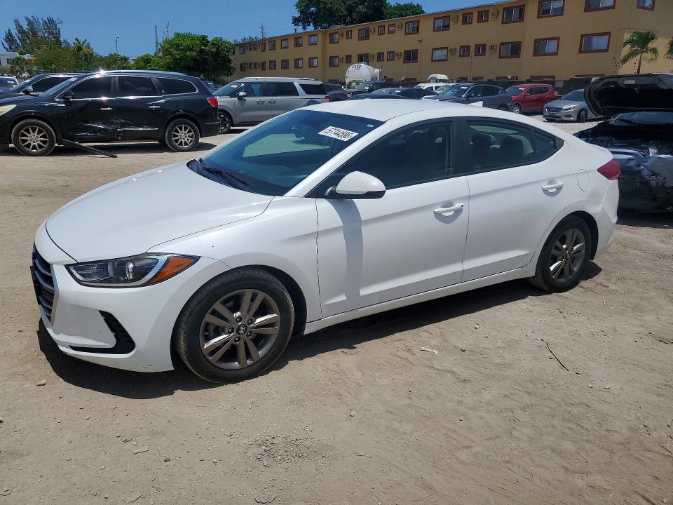 2017 Hyundai Elantra VIN 5NPD84LF8HH044019 COPART salvage auction — MINOR DENT/SCRATCHES, Fl - Certificate Of Title, sold $2,400 on 2026-07-02 (photo 1)