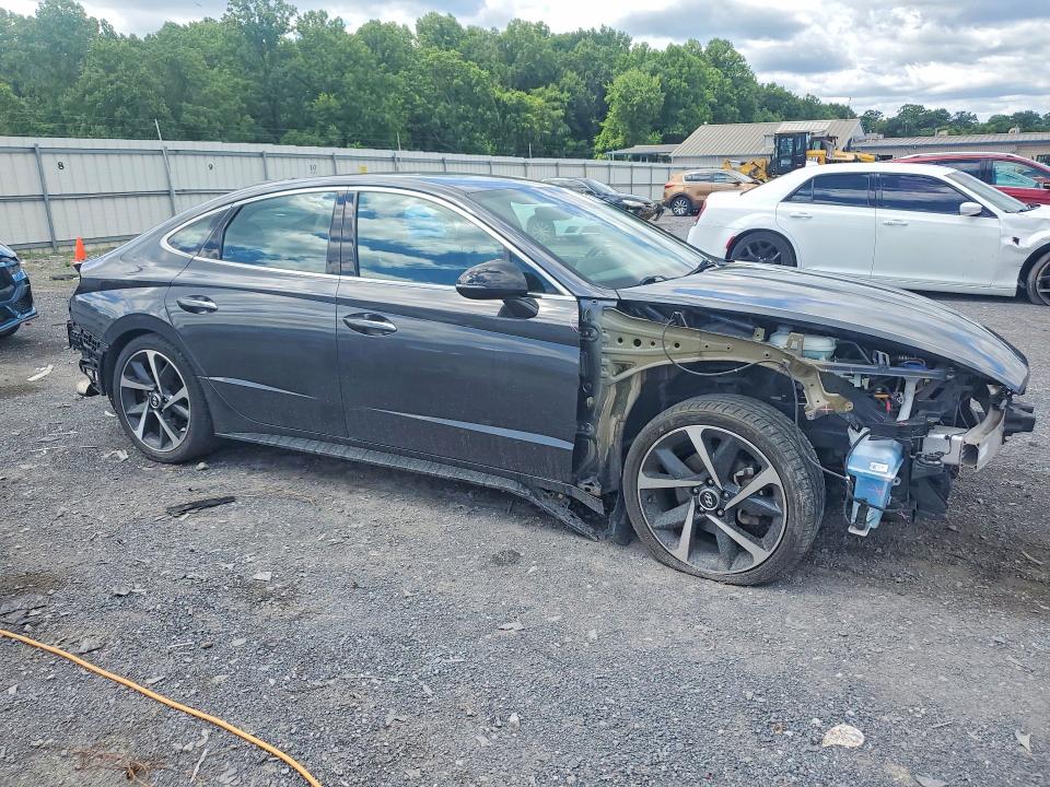 2021 Hyundai Sonata VIN 5NPEJ4J27MH062899 COPART salvage auction — FRONT END, Pa - Certificate Of Salvage, sold $3,800 on 2026-07-20 (photo 4)