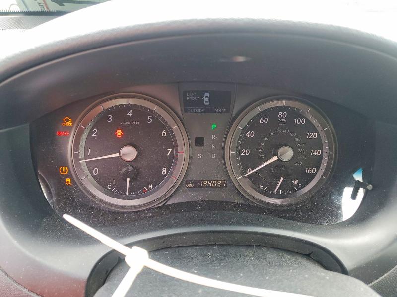 2007 Lexus Es 350 VIN JTHBJ46G572105258 COPART salvage auction — FRONT END, Sc - Dealer Only Clean Title, sold $950 on 2026-07-09 (photo 9)