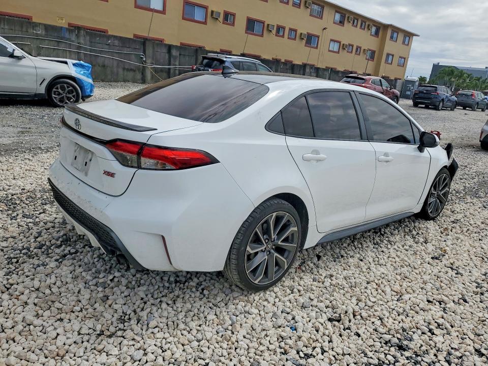 2022 Toyota Corolla VIN 5YFT4MCE1NP100377 COPART salvage auction — FRONT END, Fl - Certificate Of Destruction, sold $1,200 on 2026-07-28 (photo 3)