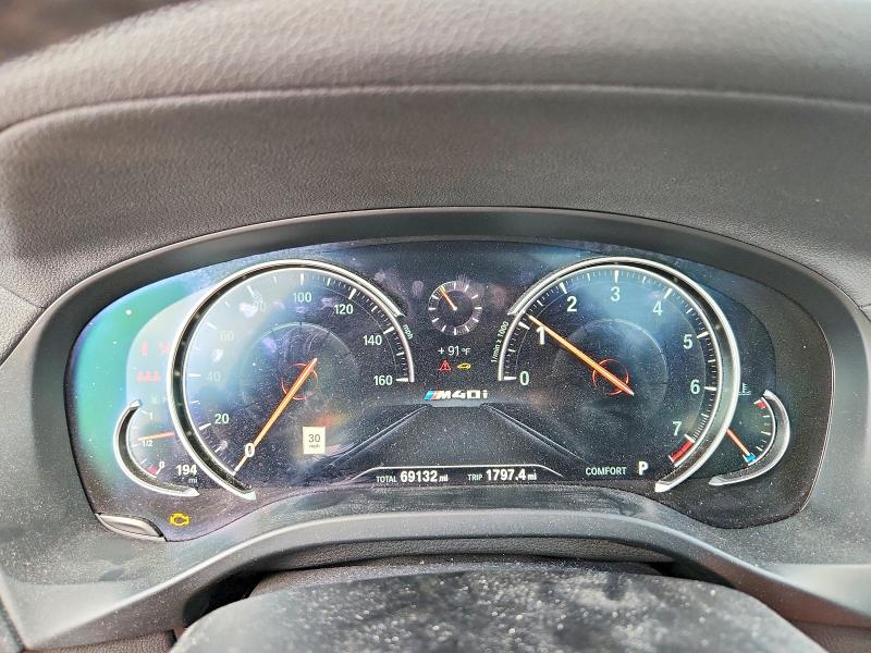 2019 BMW X3 VIN 5UXTS3C58KLR72638 COPART salvage auction — FRONT END, IL - SALVAGE CERTIFICATE, sold $11,100 on 2026-07-30 (photo 9)