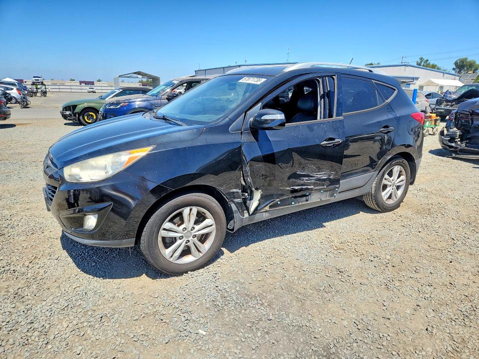 2013 Hyundai VIN KM8JU3ACXDU712836 COPART salvage auction — SIDE, CA - SALVAGE CERTIFICATE, sold $1,600 on 2026-07-24 (photo 1)