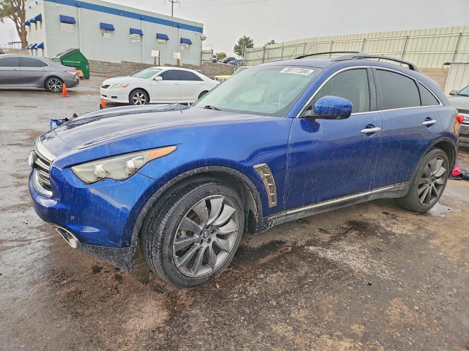 2012 Infiniti Fx VIN JN8AS1MW6CM151607 COPART salvage auction — FRONT END, NM - CERT OF TITLE-SALVAGE (P), sold $200 on 2026-07-27 (photo 1)