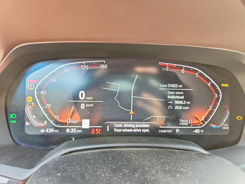 2019 BMW X5 VIN 5UXCR6C54KLB12476 COPART salvage auction — FRONT END, Ga - Cert Of Title-Salvage, sold $20,200 on 2026-07-28 (photo 9)