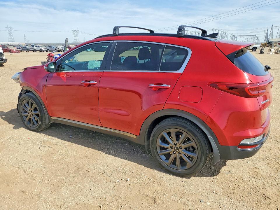 2020 Kia Sportage VIN KNDP63AC6L7695765 COPART salvage auction — FRONT END, Ca - Salvage Certificate, sold $4,100 on 2026-07-20 (photo 2)