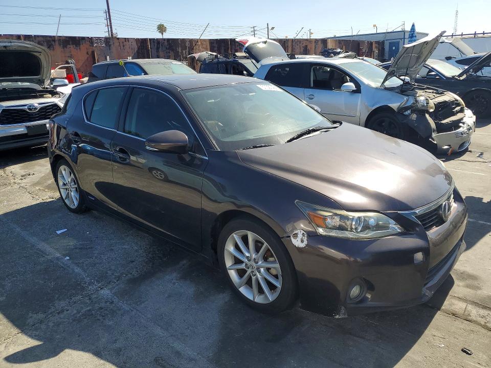 2013 Lexus Ct VIN JTHKD5BH8D2165414 COPART salvage auction — REAR END, Ca - Salvage Certificate, sold $2,050 on 2026-07-02 (photo 4)
