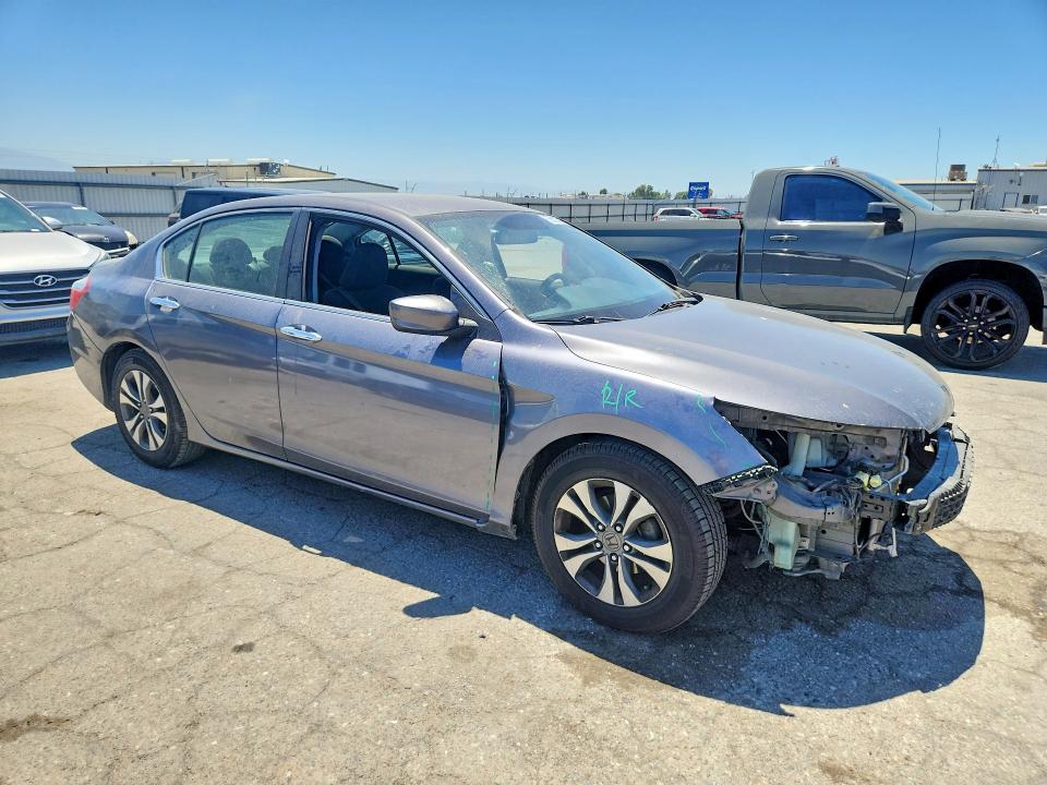 2013 Honda Accord VIN 1HGCR2F35DA266518 COPART salvage auction — FRONT END, Ca - Salvage Certificate, sold $1,700 on 2026-07-31 (photo 4)