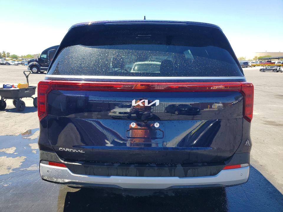 2026 Kia Carnival VIN KNDNB5K33T6597053 COPART salvage auction — REAR END, Ca - Certificate Of Title, sold $22,300 on 2026-07-06 (photo 6)