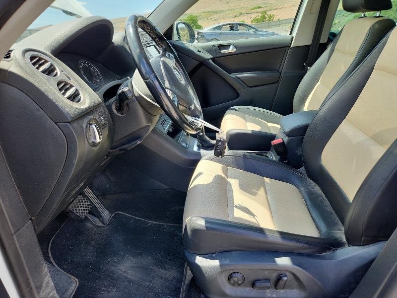 2016 Volkswagen Tiguan VIN WVGAV7AX8GW591644 COPART salvage auction — FRONT END, Nv - Salvage Title, sold $2,650 on 2026-08-13 (photo 7)