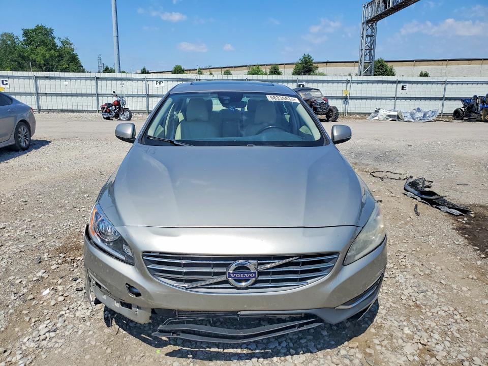 2016 Volvo S60 VIN YV126MFK8G2391446 COPART salvage auction — FRONT END, Oh - Cert Of Title-Salvage, sold $125 on 2026-07-21 (photo 5)