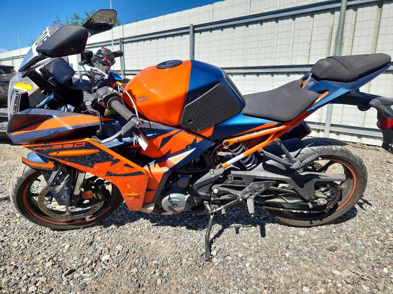 2022 Ktm 390 VIN MD2JYJ407NC219115 COPART salvage auction — VANDALISM, Wa - Bill Of Sale, sold $1,400 on 2026-07-09 (photo 3)