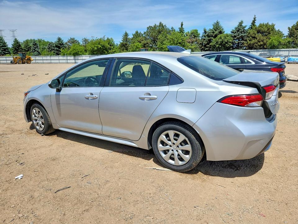 2021 Toyota Corolla VIN JTDEPMAE1MJ153909 COPART salvage auction — REAR END, Il - Salvage Certificate, sold $250 on 2026-07-21 (photo 2)