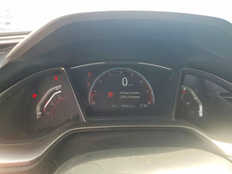 2021 Honda Civic VIN SHHFK7H99MU206617 COPART salvage auction — FRONT END, Sc - Cert Of Title-Salvage, sold $8,100 on 2026-07-15 (photo 9)