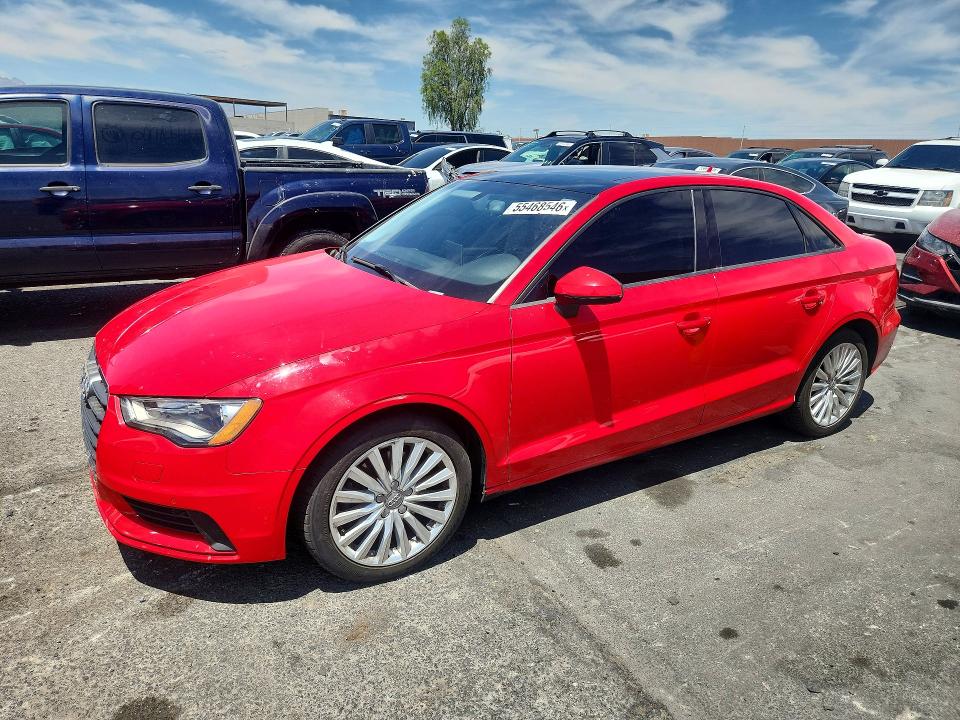 2016 Audi A3 VIN WAUA7GFF3G1031832 COPART salvage auction — MINOR DENT/SCRATCHES, Mt - Certificate Of Title, sold $675 on 2026-07-27 (photo 1)