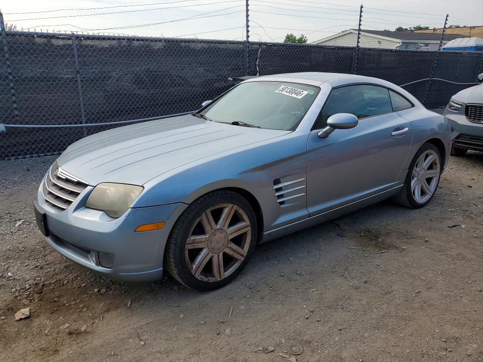 2005 Chrysler Crossfire VIN 1C3AN69L95X055944 COPART salvage auction — REAR END, Ct - Cert Of Title-Salvage, sold $525 on 2026-07-07 (photo 1)