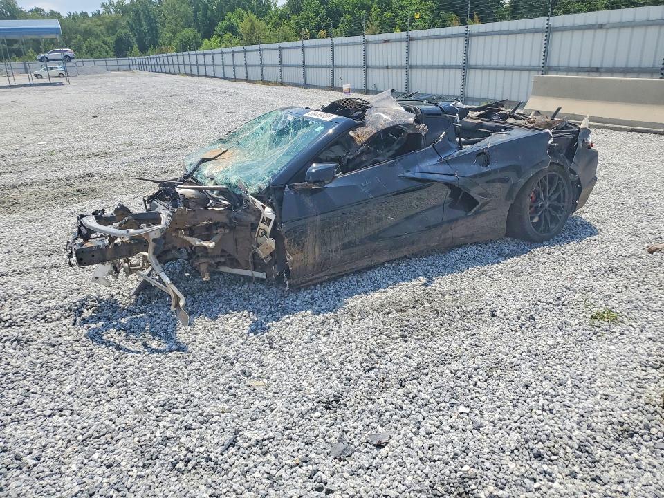 2025 Chevrolet Corvette stingray VIN 1G1YA2D48S5102654 COPART salvage auction — ALL OVER, SC - CERT OF TITLE-SALVAGE, sold $7,000 on 2026-08-26 (photo 1)