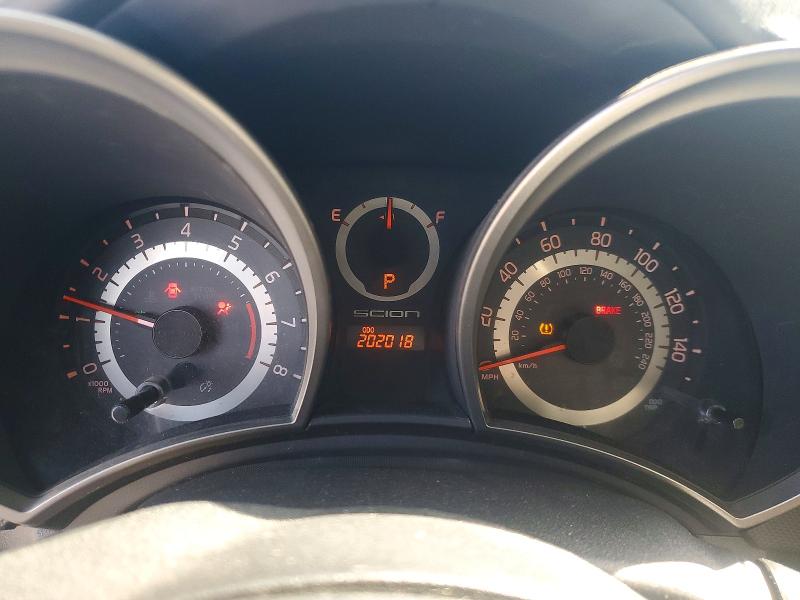 2011 Scion Tc VIN JTKJF5C78B3006227 COPART salvage auction — FRONT END, Tn - Salvage Certificate, sold $450 on 2026-07-27 (photo 9)
