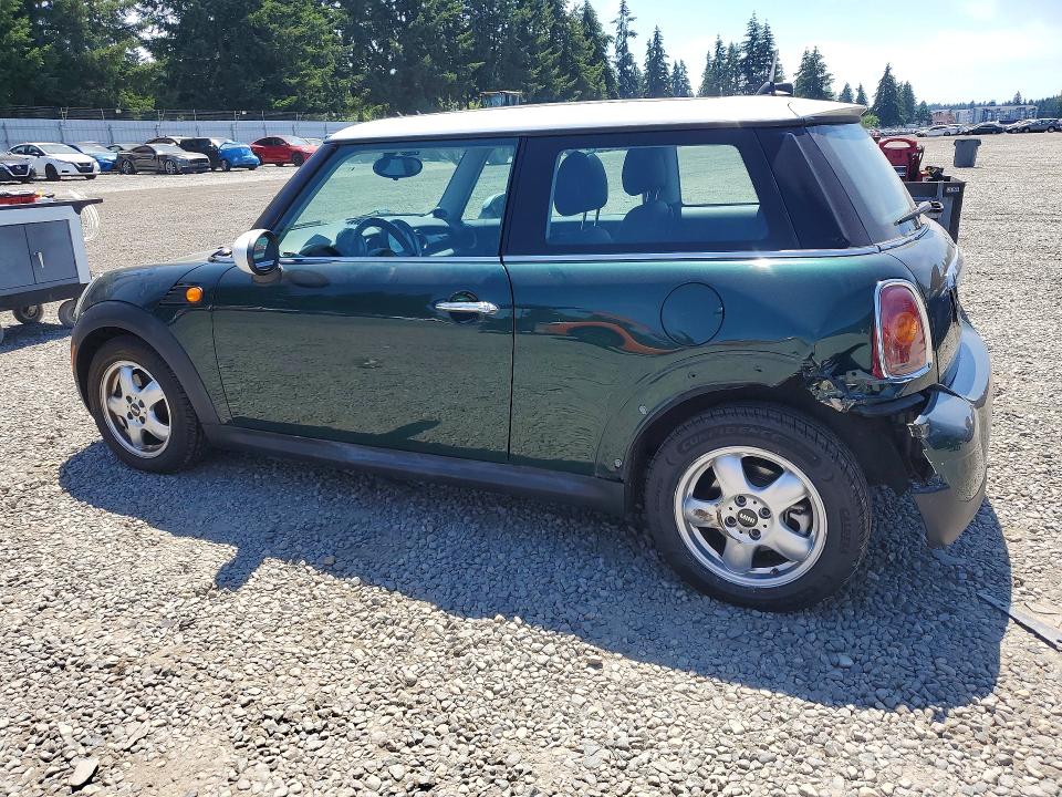 2010 Mini Cooper VIN WMWMF3C50ATZ25237 COPART salvage auction — REAR END, WA - BILL OF SALE, sold $1,000 on 2026-07-31 (photo 2)