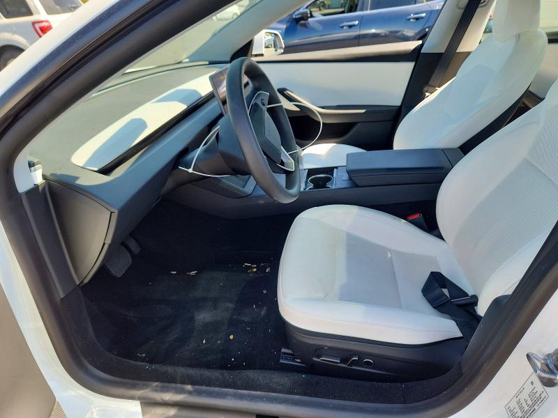 2024 Tesla Model 3 VIN 5YJ3E1EA0RF865068 COPART salvage auction — FRONT END, Ca - Salvage Certificate, sold $10,900 on 2026-07-20 (photo 7)