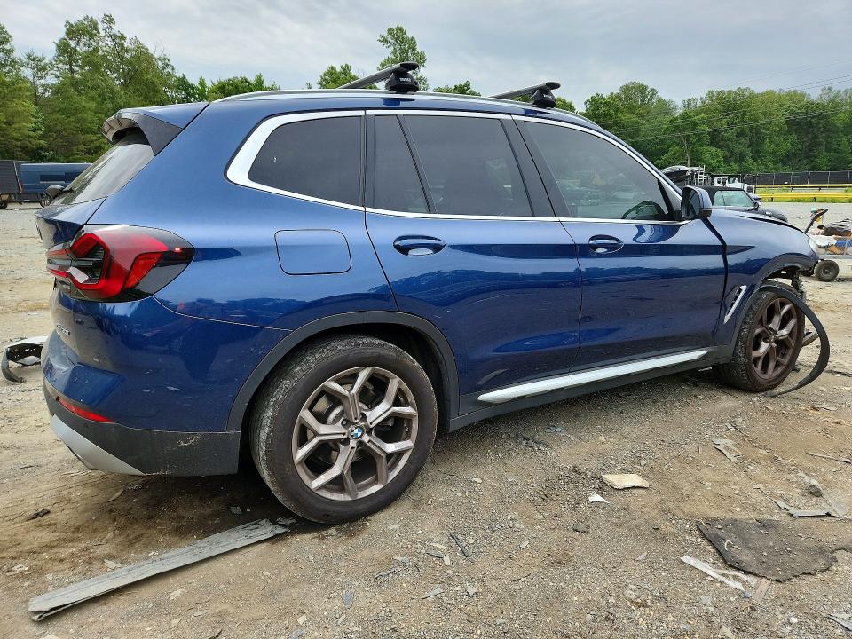 2022 BMW VIN 5UX53DP06N9M98572 COPART salvage auction — FRONT END, Md - Cert Of Salvage > 75% Damage, sold $11,000 on 2026-07-28 (photo 3)