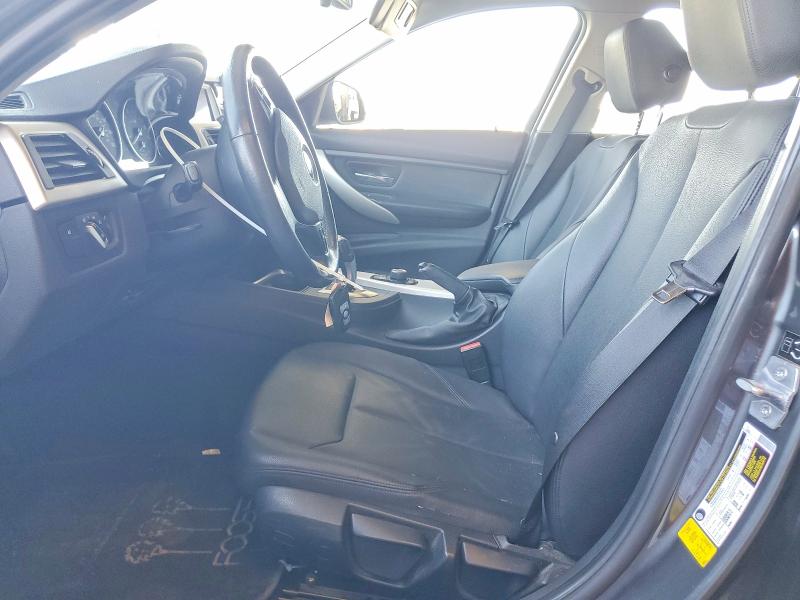 2014 BMW 3 series VIN WBA3B1G57ENS79128 COPART salvage auction — FRONT END, Ca - Salvage Certificate, sold $1,000 on 2026-07-09 (photo 7)