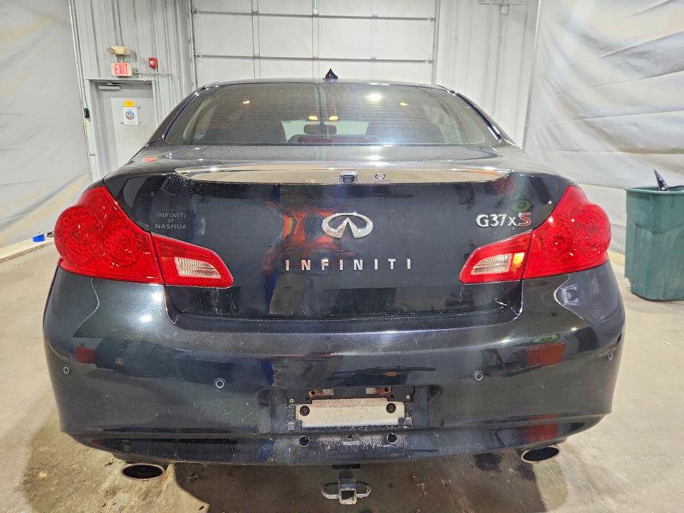 2012 Infiniti G VIN JN1CV6AR6CM976668 COPART salvage auction — FRONT END, MA - CERT OF TITLE-RECONSTRCTD COLL, sold $100 on 2026-07-28 (photo 6)