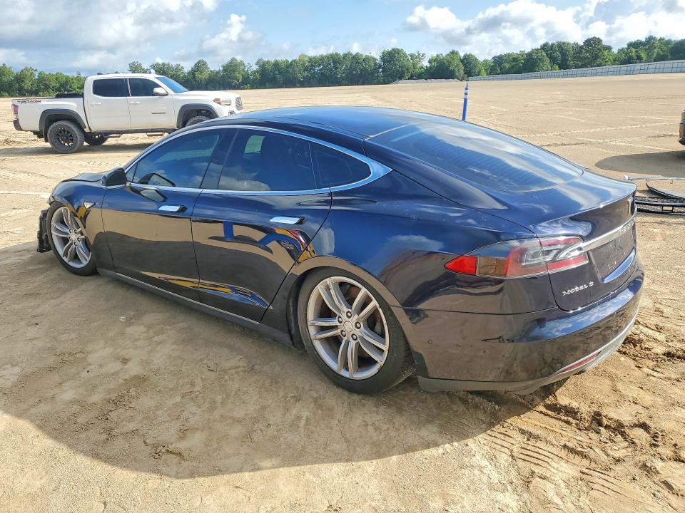 2015 Tesla Model s VIN 5YJSA1S28FF085125 COPART salvage auction — FRONT END, La - Permit To Sell-Salvage Vehicle, sold $3,850 on 2026-07-13 (photo 2)