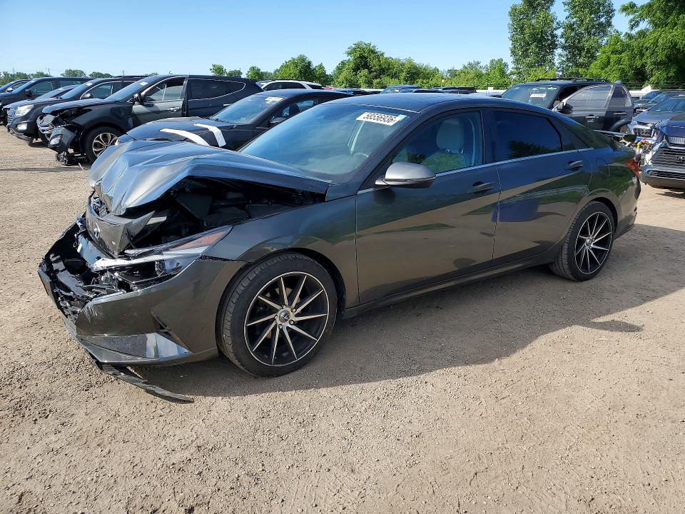 2023 Hyundai Elantra VIN KMHLN4AG5PU601212 COPART salvage auction — FRONT END, On - Permit Salvage, sold $350 on 2026-07-28 (photo 1)
