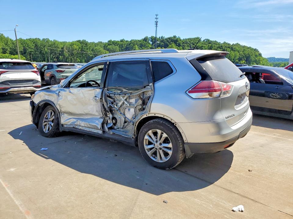 2016 Nissan Rogue VIN KNMAT2MV8GP614440 COPART salvage auction — SIDE, Ky - Cert Of Title-Rebuilt Water, sold $1,300 on 2026-07-16 (photo 2)