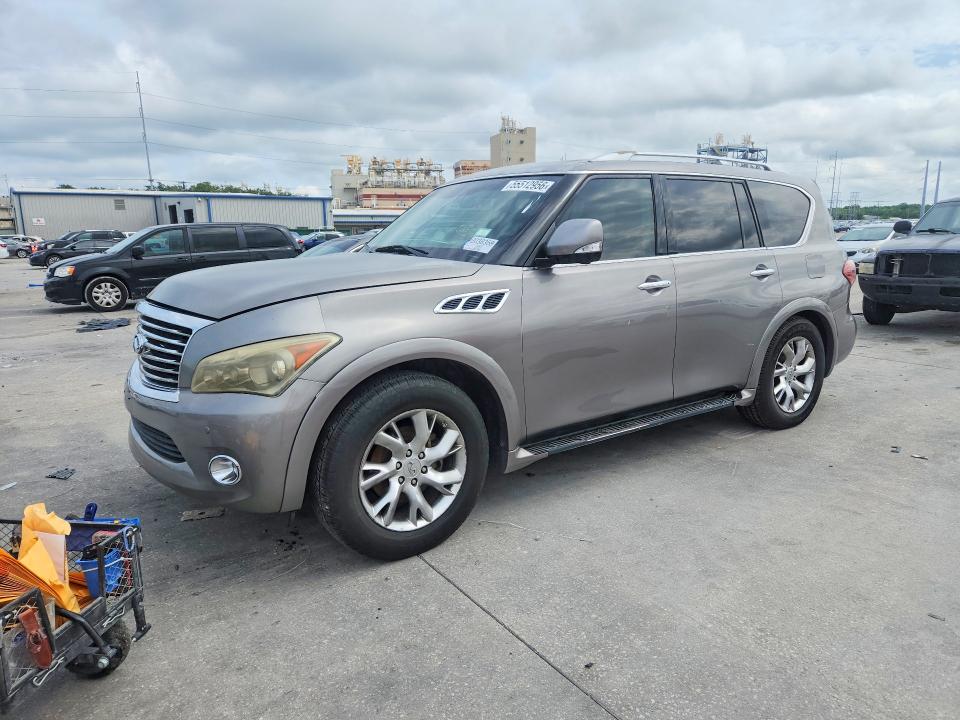 2011 Infiniti Qx56 VIN JN8AZ2ND9B9700295 COPART salvage auction — MECHANICAL, Tx - Certificate Of Title, sold $1,100 on 2026-07-08 (photo 1)