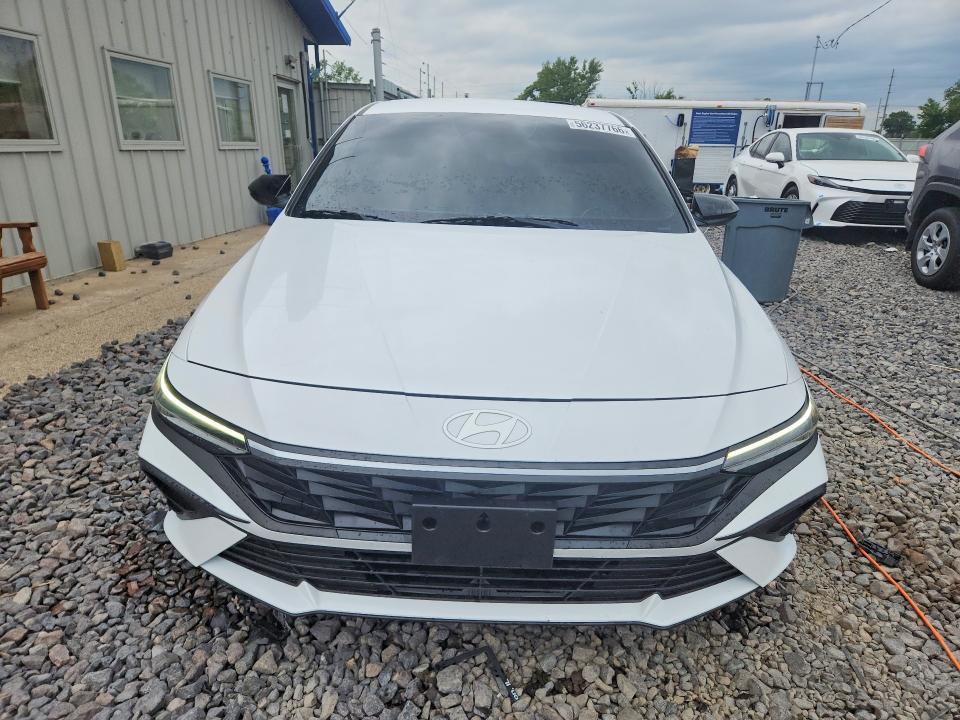 2025 Hyundai Elantra VIN KMHLM4DG5SU973155 COPART salvage auction — ROOF, Il - Salvage Certificate, sold $1,300 on 2026-07-27 (photo 5)