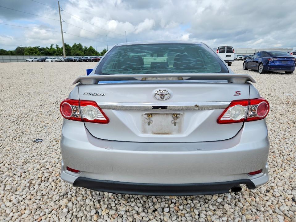 2011 Toyota Corolla VIN 2T1BU4EE1BC640316 COPART salvage auction — FRONT END, Tx - Salvage Vehicle Title, sold $1,700 on 2026-07-02 (photo 6)