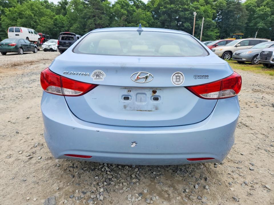 2013 Hyundai Elantra VIN KMHDH4AE0DU626492 COPART salvage auction — FRONT END, Ma - Cert Of Title-Reconstrctd Coll, sold $575 on 2026-07-06 (photo 6)
