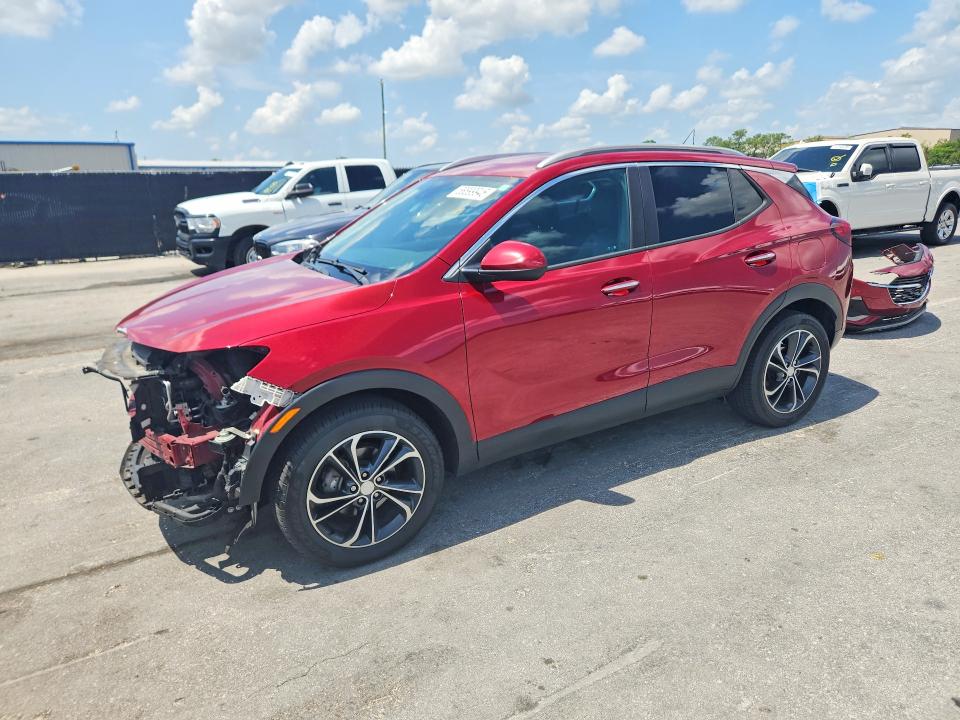 2020 Buick Encore VIN KL4MMDSLXLB100601 COPART salvage auction — FRONT END, Fl - Cert Of Title Slvg Rebuildable, sold $3,600 on 2026-07-09 (photo 1)