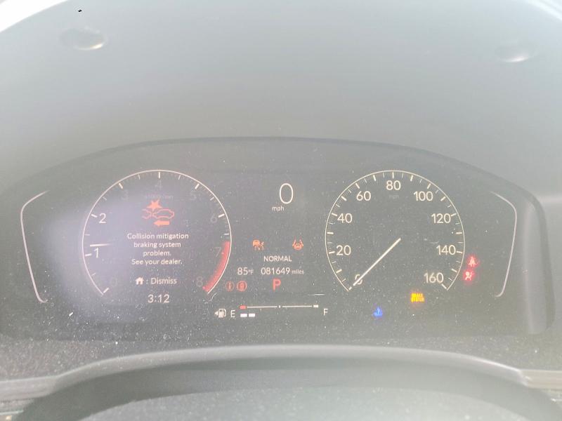 2022 Honda Civic VIN 2HGFE2F55NH538059 COPART salvage auction — FRONT END, Nc - Salvage Certificate Of Title, sold $3,400 on 2026-07-23 (photo 9)