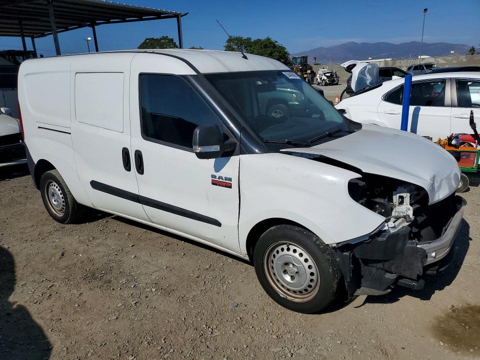 2016 Ram Promaster city VIN ZFBERFAT2G6B31919 COPART salvage auction — FRONT END, Ca - Salvage Certificate, sold $3,950 on 2026-07-08 (photo 4)
