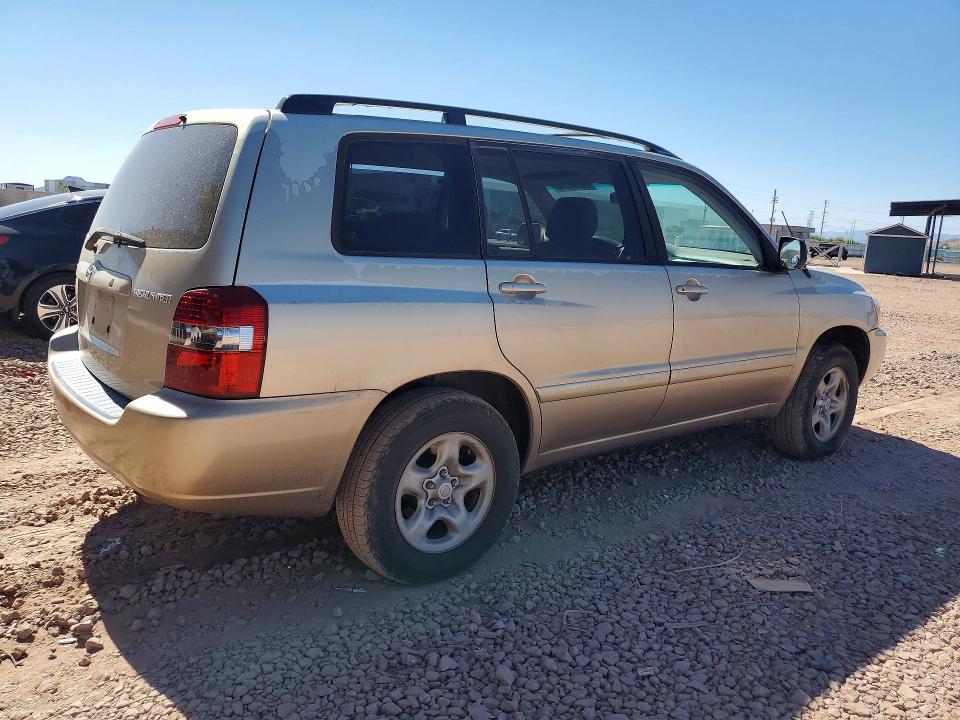 2006 Toyota Highlander VIN JTEDD21A160132679 COPART salvage auction — MINOR DENT/SCRATCHES, Az - Certificate Of Title, sold $700 on 2026-07-07 (photo 3)