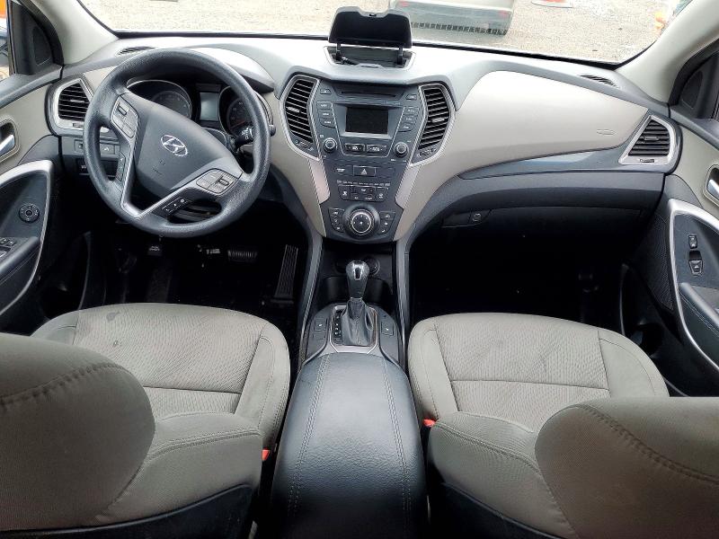 2016 Hyundai Santa fe VIN 5XYZU3LB9GG355831 COPART salvage auction — FRONT END, Tx - Salvage Vehicle Title, sold $2,250 on 2026-07-02 (photo 8)