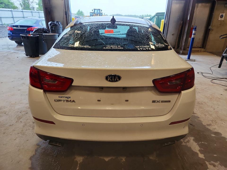 2014 Kia Optima VIN 5XXGR4A65EG323450 COPART salvage auction — FRONT END, Wi - Junked Vehicle Bill Of Sale, sold $275 on 2026-07-06 (photo 6)