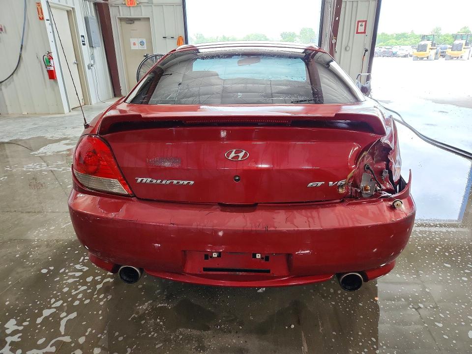 2006 Hyundai Tiburon VIN KMHHM65D26U211087 COPART salvage auction — REAR END, Il - Salvage Certificate, sold $350 on 2026-07-20 (photo 6)