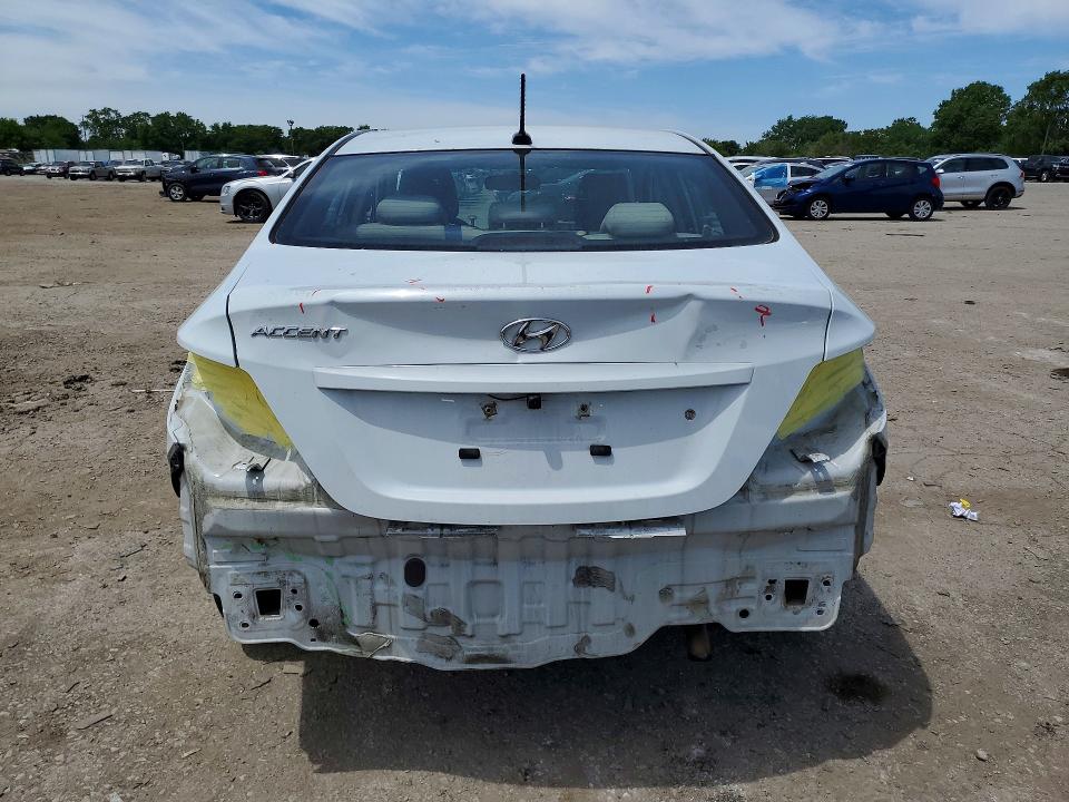 2017 Hyundai VIN KMHCT4AE8HU364902 COPART salvage auction — REAR END, In - Cert Of Title-Salvage Title, sold $700 on 2026-07-13 (photo 6)