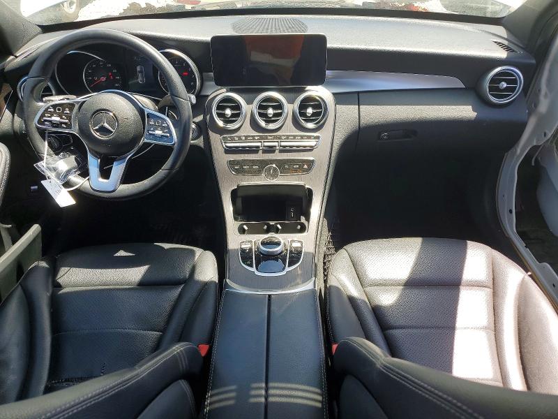 2020 Mercedes-benz C class VIN WDDWF8EB4LR540670 COPART salvage auction — REAR END, CA - SALVAGE CERTIFICATE, sold $6,100 on 2026-08-06 (photo 8)