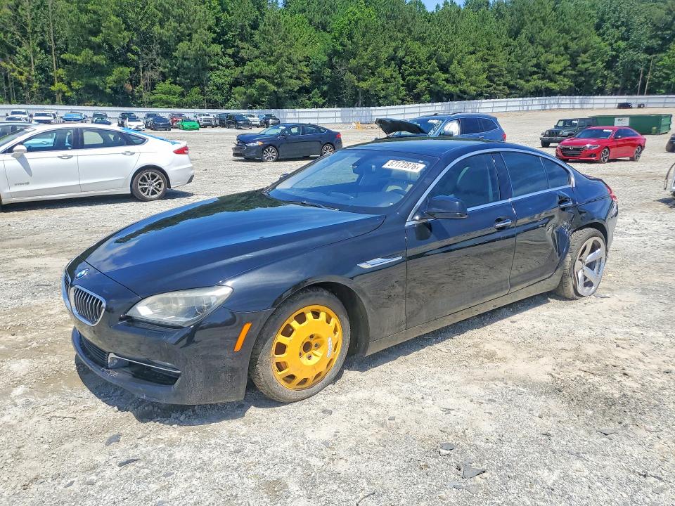2014 BMW VIN WBA6A0C51ED317507 COPART salvage auction — SIDE, Ga - Cert Of Title-Salvage Court Or, sold $1,400 on 2026-07-15 (photo 1)